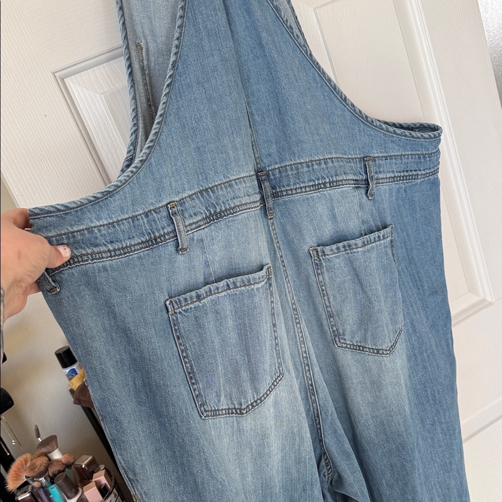 Torrid Light Blue Denim Overalls - Picture 4 of 6